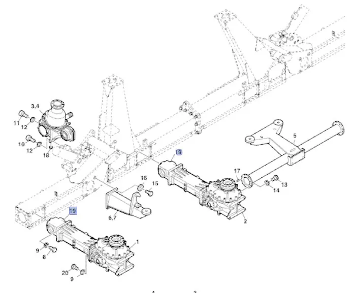 87656695 - коробка привода