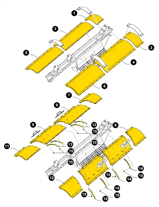 43263 - Болт М12х60мм, вся техн. CNH